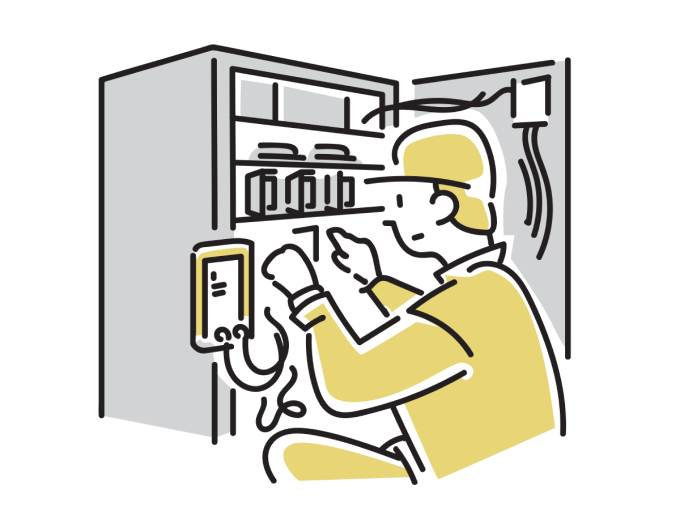 短納期対応のイラスト